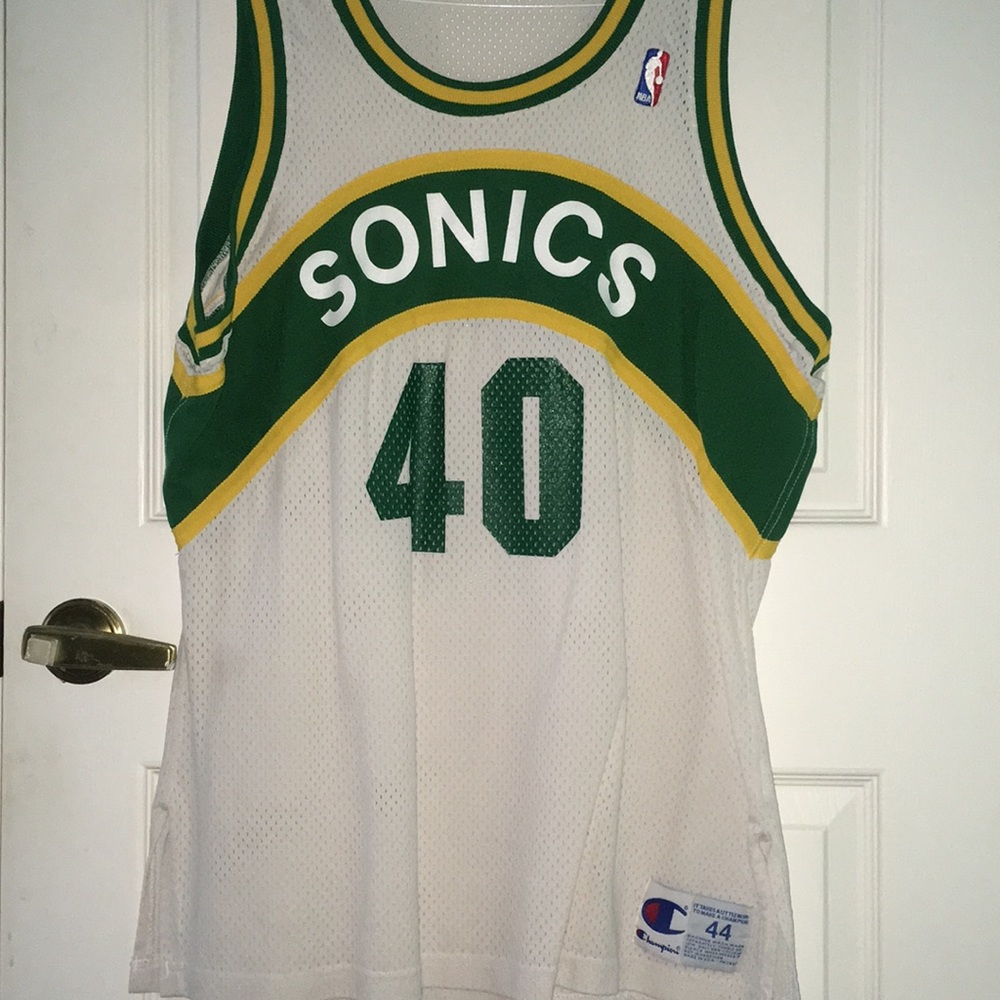 Authentic Seattle Supersonics Mens Jersey